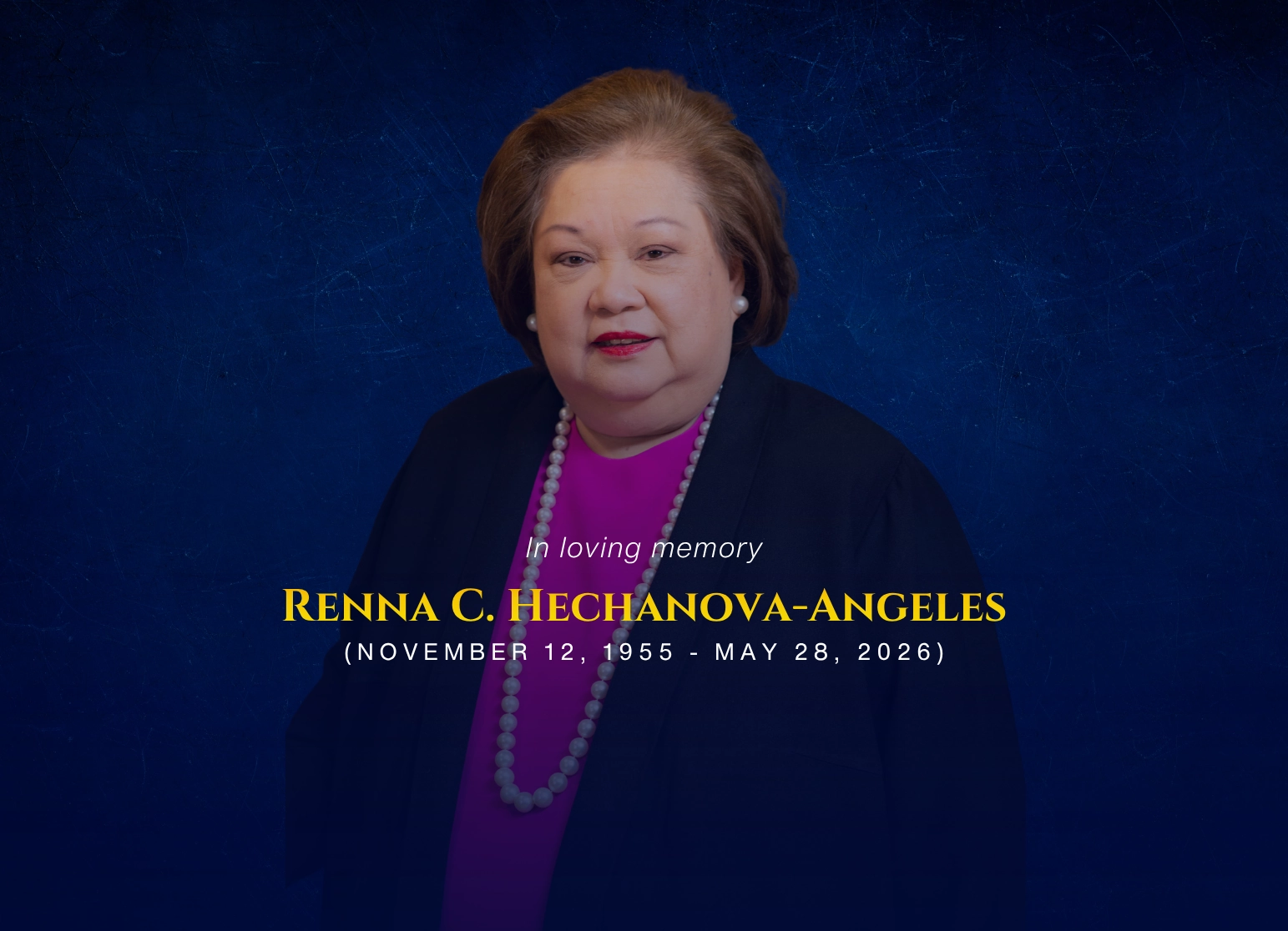 Concepcion Industrial Corporation Bids Farewell to Beloved Vice Chairman and Treasurer Renna C. Hechanova-Angeles